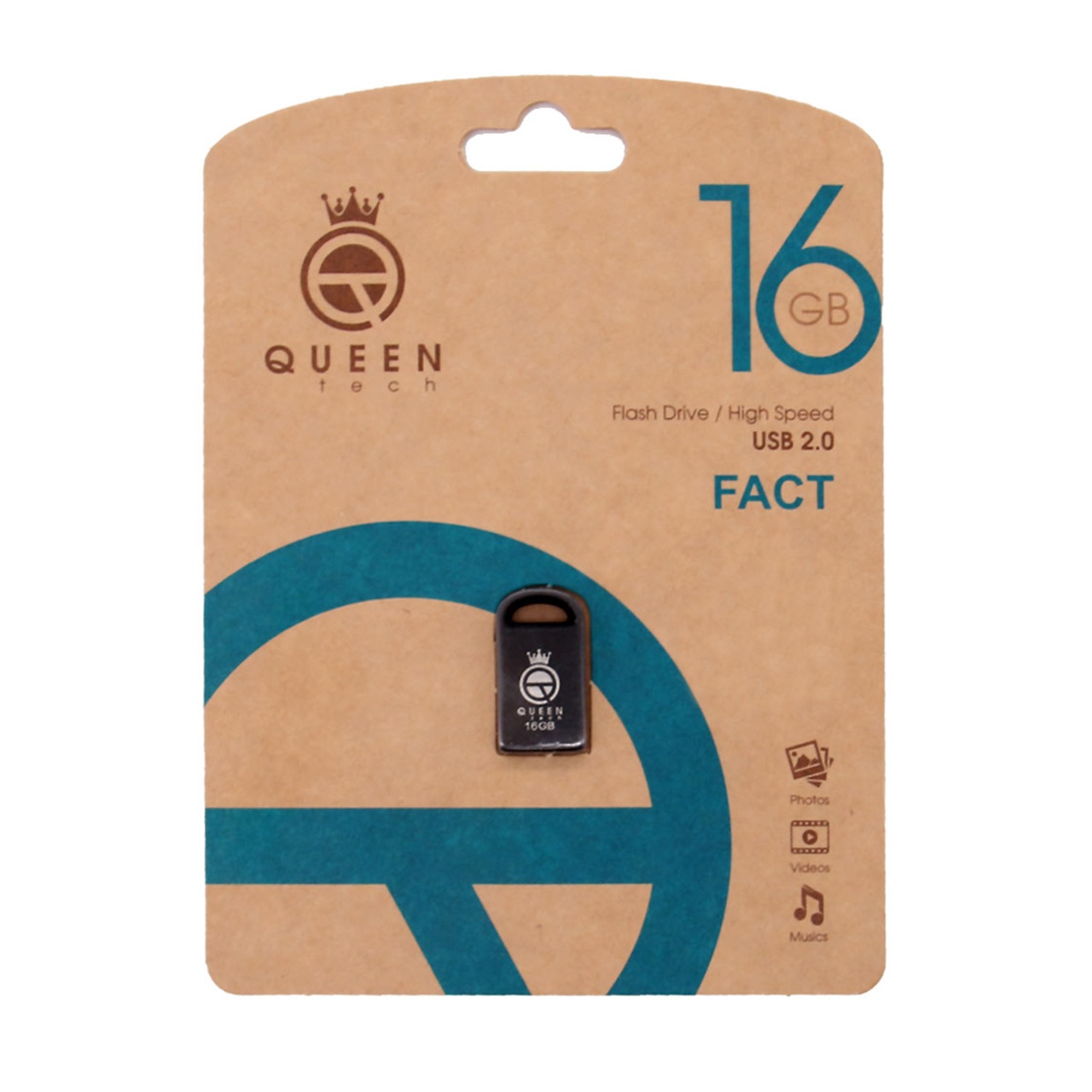 fact 16 فلش QUEEN FACT 16G - تصویر 1