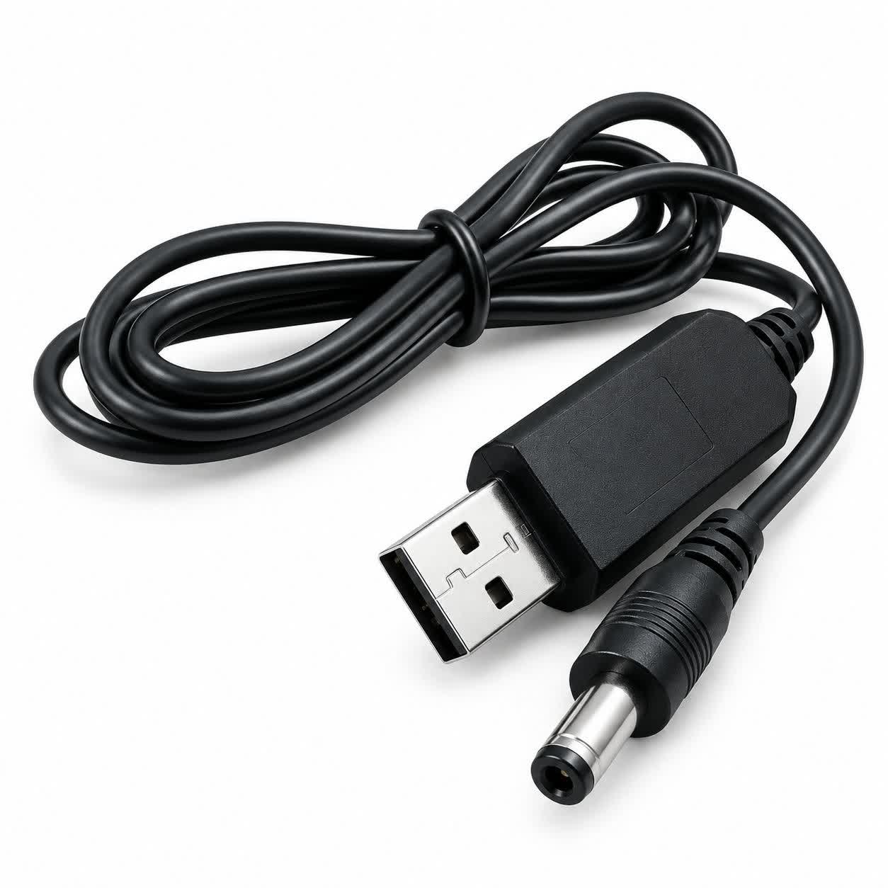کابل تبدیل ولتاژ USB به 12 و 9V DC پایه آداپتوری کابل تبدیل ولتاژ USB به 9V DC پایه آداپتوری - Image 1